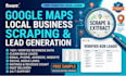 do google maps scraping for local business lead generation