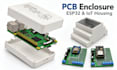 design pcb casing, esp32 enclosure, iot device housing, snap fit electronic case