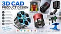 create 3d cad models and industrial product designs