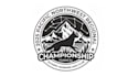 make german shepherd logo with dog trial championship