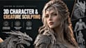 create 3d character and creature sculpts for 3d printing