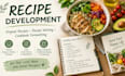 develop and format recipes for food blogs and cookbooks