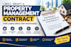 draft a property management contract for landlords and managers