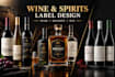 juice label design, wine label, gin label, soda can label and drinks packaging