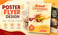 design creative flyers and posters