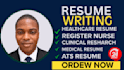 Write a professional medical courier resume healthcare cv and cover ...