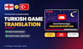 translate and localize your game to turkish