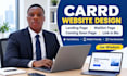 design a carrd landing page, waitlist, or link in bio website