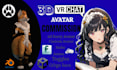 create custom 3d furry and anime character models