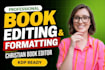 be your german book editor and proofreader for kindle KDP book proofreading book