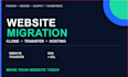 migrate and clone framer weweb shopify wordpress websites