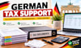 organize german tax documents and freelancer tax records