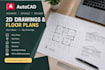 do floor plan and autocad