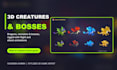 create stylized 3d creatures and bosses for your mobile game
