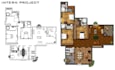 create a professional aesthetic interior design mood board