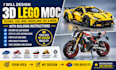 lego moc design bricklink studio models lego technic with building instructions