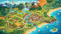 Create road map travel map route map tourist map vacation map ...