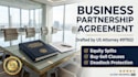 draft a comprehensive business partnership agreement and contract