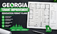 draw georgia tenant improvement floor plans and renovation permit plans