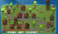 create pixel art tileset, pixel environment top down rpg maker tileset for games