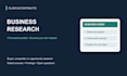 research business and contract opportunities