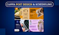 design and schedule social media posts