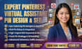 be your pinterest virtual assistant, pin design and SEO pintrest virtual assist