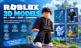 create custom roblox 3d models, ugc items and game assets