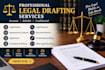 draft legal drafting services