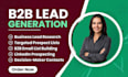 do b2b lead generation linkedin sales navigator targeted email list building