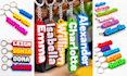 design custom 3d 3mf printable name and logo keychains