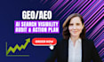 audit ai search visibility and create GEO aeo action plan
