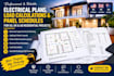 design electrical plans, load calculations and panel schedules for US UK au