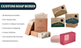 design a professional soap box and sleeve packaging