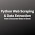 write a python script to scrape website data into excel