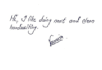 write neat and clear handwritten notes