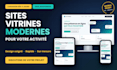 faire votre site vitrine responsive en HTML, CSS et js