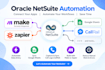 build netsuite automation using make com or zapier google sheets callrail crm