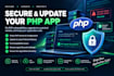 fix PHP security vulnerabilities update PHP and secure your existing app