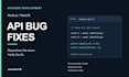 fix a node js or nestjs API bug and add a regression test
