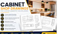 create detailed cabinet shop drawings for custom cabinetry and millwork