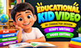 Create engaging youtube kids video, nursery rhymes, 3d ai cartoon ...