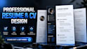create a professional resume and CV
