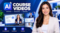 create ai course videos, elearning , training videos with ai avatars