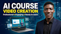 create ai video courses elearning and training videos