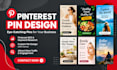 design high quality pinterest pins