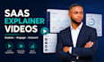 create a saas promo video with voice over and motion graphics
