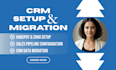do crm setup, hubspot crm, and zoho crm migration