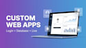 do custom website development, full stack development, front end and back end