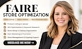 faire wholesale store setup product listing upload SEO and shopify integration